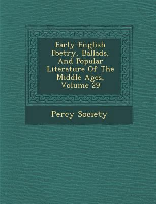 Early English Poetry, Ballads, and Popular Lite... 1288167784 Book Cover