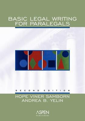 Basic Legal Writing for Paralegals, Second Edition 0735540748 Book Cover