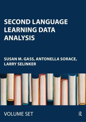 Second Language Learning Data Analysis 0805833676 Book Cover