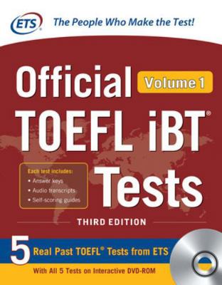 Official TOEFL IBT Tests Volume 1, Third Editio... 1260441008 Book Cover