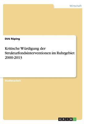 Kritische Würdigung der Strukturfondsinterventi... [German] 3640603443 Book Cover