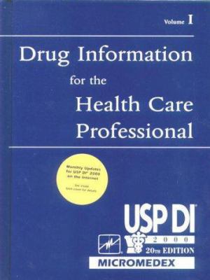 Usp Di: Volume One Drug Information for the Hea... 1563633310 Book Cover