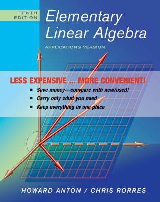 Elementary Linear Algebra: Applications Version 0470559926 Book Cover