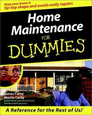 Home Maintenance for Dummies? 0764552155 Book Cover