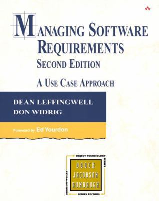 Managing Software Requirements: A Use Case Appr... 032112247X Book Cover