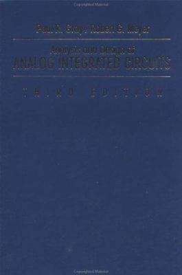 Analysis and Design of Analog Integrated Circuits 0471574953 Book Cover