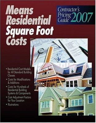 2007 Means Contractor's Pricing Guide: Resident... 0876298749 Book Cover