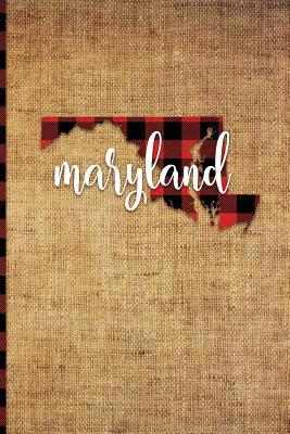 Maryland: 6 X 9 108 Pages: Buffalo Plaid Maryla... 1726394492 Book Cover