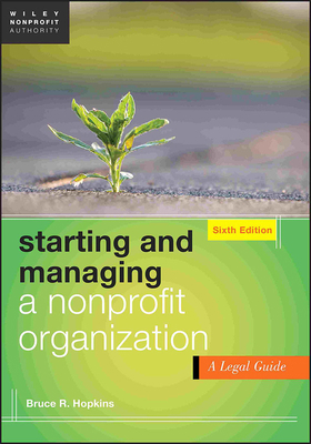 Starting and Managing a Nonprofit Organization:... 1118413458 Book Cover