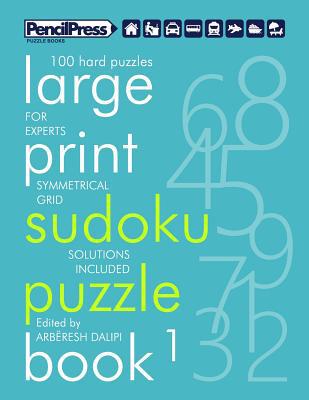 Large Print Sudoku Puzzle Book 1 198647187X Book Cover
