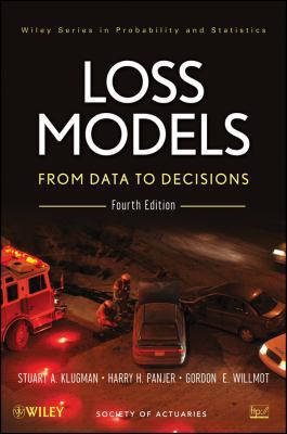 Loss Models: From Data to Decisions, 4e + Solut... 1118493877 Book Cover
