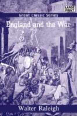 England and the War [Large Print] 8132019520 Book Cover