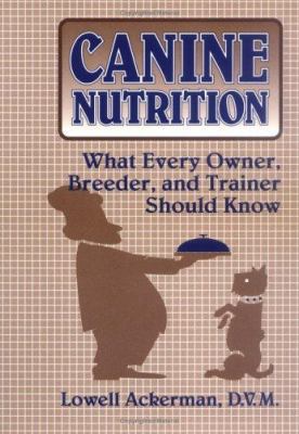 Canine Nutrition : What Every Owner, Breeder, a... 1577790154 Book Cover