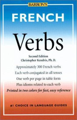 French Verbs (Barron's Verb Series) (English an... 0764113569 Book Cover