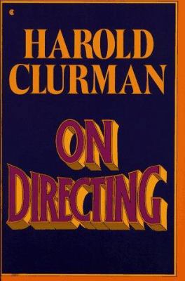 On Directing 0020133502 Book Cover