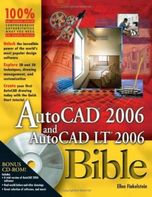 AutoCAD 2006 and AutoCAD LT 2006 Bible [With CD... 0764596756 Book Cover