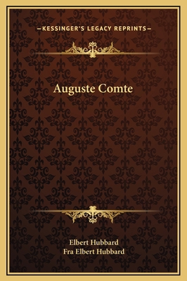 Auguste Comte 1169199070 Book Cover