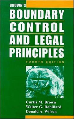 Brown's Boundary Control and Legal Principles 0471043125 Book Cover