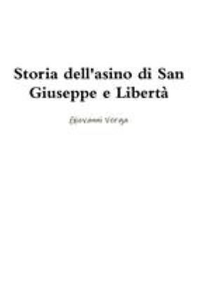 Storia dell'asino di San Giuseppe e Libertà [Italian] 0244008434 Book Cover