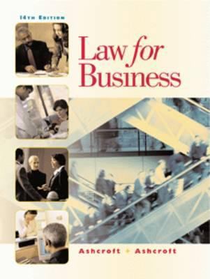 Law for Business 032406053X Book Cover
