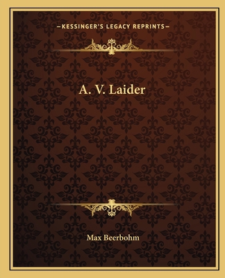 A. V. Laider 1162651148 Book Cover