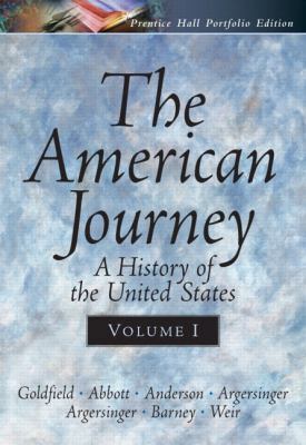 The American Journey Portfolio Edition, Vol. I 0131920987 Book Cover