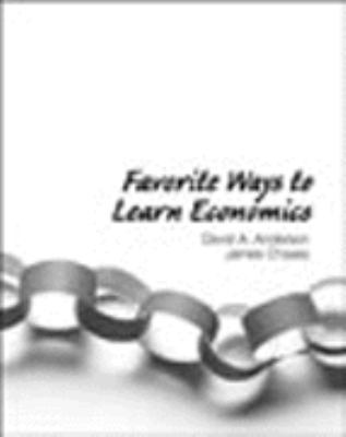 Favorite Ways to Learn Economics 0030327415 Book Cover