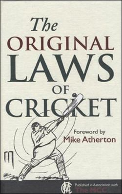 The Original Laws of Cricket B0082PVWMK Book Cover