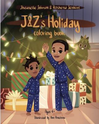 Paperback J&Z's Holiday Coloring Book