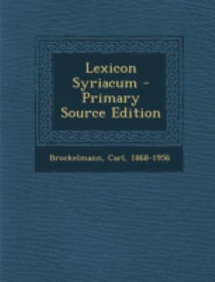 Lexicon Syriacum [Latin] 1293453951 Book Cover