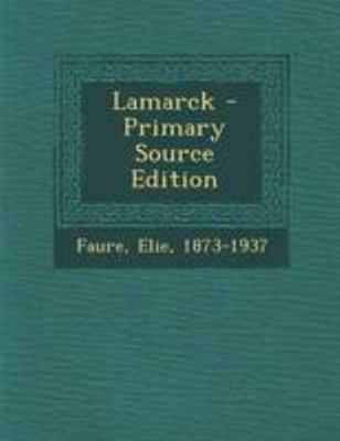 Lamarck [French] 1295078260 Book Cover