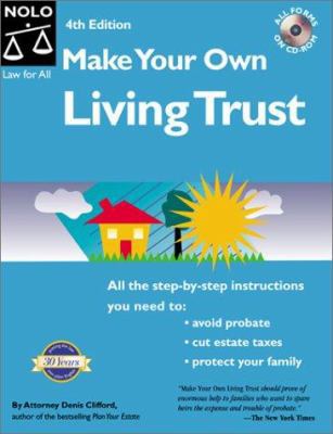 Make Your Own Living Trust [With Disk] 0873375564 Book Cover