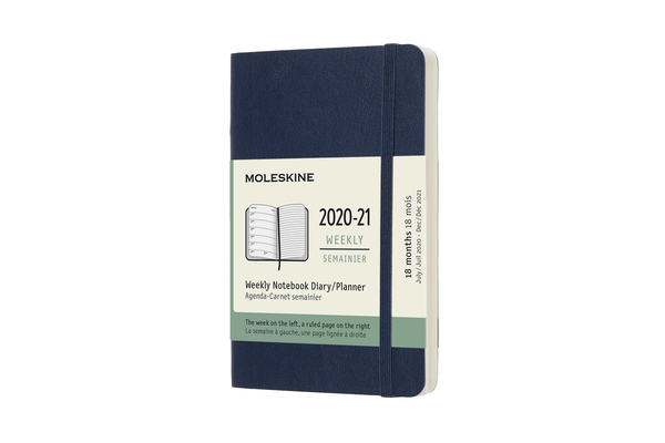 Moleskine 2020-21 Weekly Planner, 18m, Pocket, ... B07Y5W2GJW Book Cover