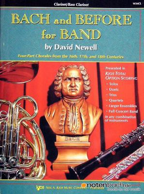 W34FL - Bach and Before for Band - Flute (Four-... 0849706750 Book Cover