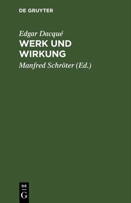Werk Und Wirkung: Eine Rechenschaft [German] 3486775960 Book Cover
