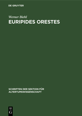 Euripides Orestes [German] 3112573595 Book Cover