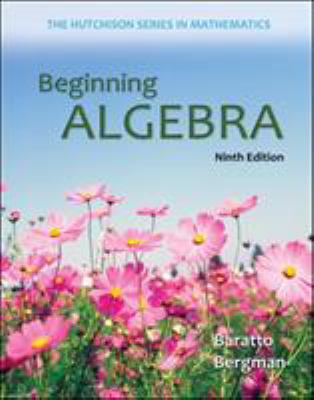 Beginning Algebra 0073384453 Book Cover