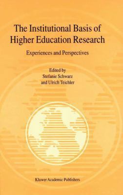 The Institutional Basis of Higher Education Res... 9048155789 Book Cover