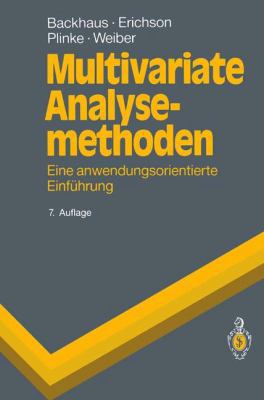 Multivariate Analysemethoden: Eine Anwendungsor... [German] 3540569081 Book Cover
