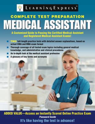 Medical Assistant Exam: Preparation for the CMA... 1576857581 Book Cover