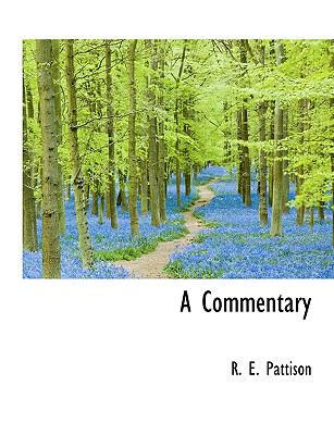 A Commentary 1116521598 Book Cover