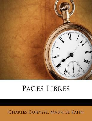 Pages Libres [French] 1286716748 Book Cover