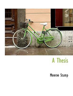 A Thesis 1140492462 Book Cover