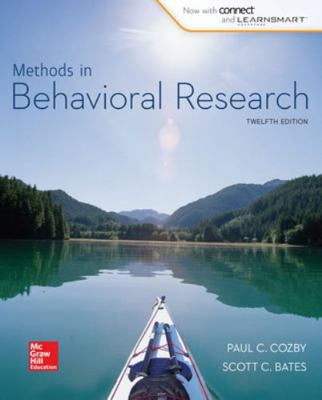 Methods in Behavioral Research 0077861892 Book Cover