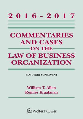 Commentaries and Cases on the Law of Business O... 1454840544 Book Cover