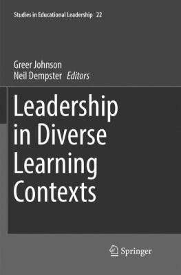 Leadership in Diverse Learning Contexts 3319803204 Book Cover