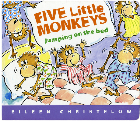 Five Little Monkeys Jumping on the Bed 0547131763 Book Cover