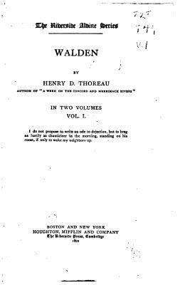 Walden - Vol. I 1535194669 Book Cover