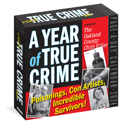 A Year of True Crime Page-A-Day Calendar 2024: ... 1523518286 Book Cover