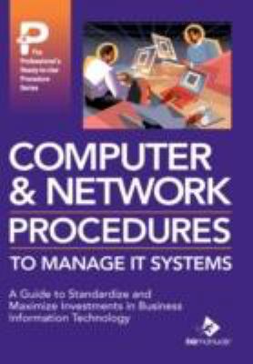 Computer & Network Procedures to Manage It Systems 1931591350 Book Cover